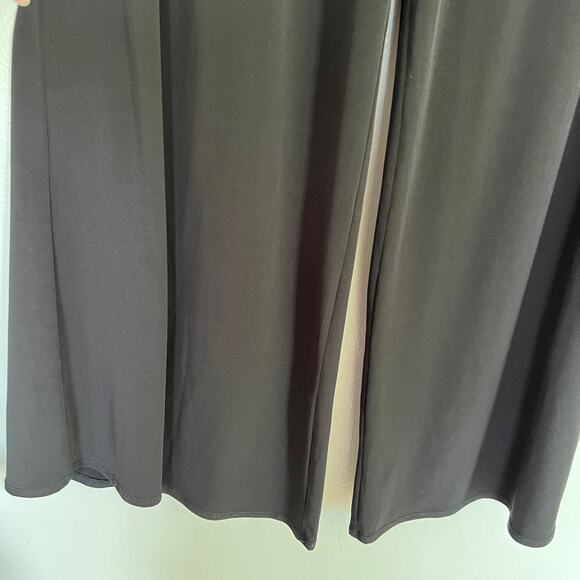 Clara Sun Woo Pants Wide Leg Signature Palazzo Women's Size XL Elastic High Rise - Picture 6 of 10